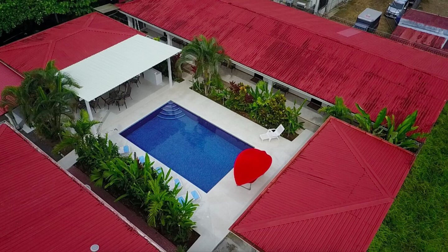 Exterior 3 — La Palma: 12 En-Suite Units & Pool for Sale in Jacó
